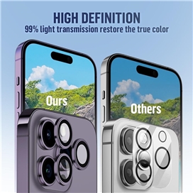 رینگ محافظ لنز آیفون BLUEO Metal Frame Lens Protector Glass مناسب برای Apple iPhone 14