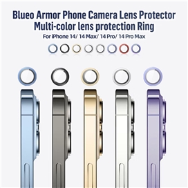 رینگ محافظ لنز آیفون BLUEO Metal Frame Lens Protector Glass مناسب برای  Apple iPhone 14 Plus