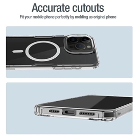کاور نیلکین مدل Nature TPU Pro Magnetic مناسب برای گوشی موبایل اپل iPhone 15 Pro