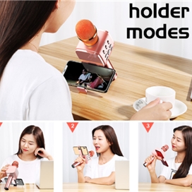 میکروفون بی سیم و هولدر گوشی جویروم Joyroom JR-MC3 Wireless Microphone with Mobile Holder