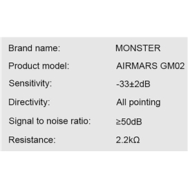 میکروفون گیمینگ مانستر MONSTER Multimedia Microphone GM02