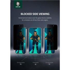 محافظ صفحه نمایش حریم شخصی گرین مدل 3D Pv-Pet Pro مناسب برای گوشی موبایل اپل iPhone 14 Plus