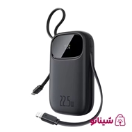 پاوربانک 22.5 وات 20000 با کابل تایپ سی و لایتنینگ بیسوس Baseus Qpow 3 Power Bank PPQD3-2022D
