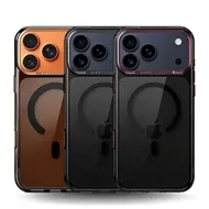قاب برند نیمی شفاف دودی مدل Nimmy Magnetic Crystal Clear آیفون مناسب برای Apple iPhone 18 Pro Max