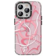 قاب YOUNGKIT یانگکیت Pink Ink Painting Classic Anti-Drop Impact Series Apple iphone مناسب برای Apple iPhone 14 Pro Max