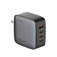 آداپتور شارژر چهار پورت 100وات الدینیو Ldnio Q408 GaN