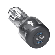 شارژر فندکی کریستالی Car Charger پاورولوجی Powerology 35 وات 35W مدل PCCSR011