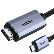 کابل تبدیل تایپ سی به اچ دی ام آی 3 متری بیسوس Baseus WKGQ010201 adapter cable USB Type C to HDMI 2.0