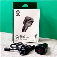 شارژر فندکی Car Charger گرین Green مدل 20 وات 20W به همراه کابل Type-C