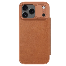 قاب برند نیلکین مدل Qin Pro Leather Case مناسب برای Apple iPhone 17 Pro