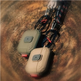 کاور کیس ایرپاد پرو 3 اپل برند اسکین آرما SKINARMA MECHA LE مناسب برای AirPods Pro (3rd Gen)