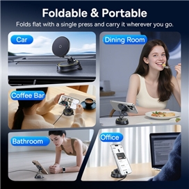 هولدر وایرلس مگنتی روداشبوردی بیسوس Baseus PrimeTrip VC2 Flex Magnetic Car Holder C0013F00