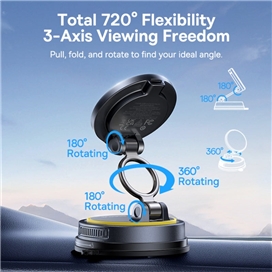 هولدر وایرلس مگنتی روداشبوردی بیسوس Baseus PrimeTrip VC2 Flex Magnetic Car Holder C0013F00