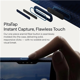 قاب آیفون 17 پرو مکس برند پی تاکا PITAKA Ultra Slim Moment · OVER THE HORIZON (PitaTap) مناسب برای Apple iPhone 17 Pro Max