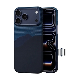 قاب آیفون 17 پرو مکس برند پی تاکا PITAKA Ultra Slim Moment · OVER THE HORIZON (PitaTap) مناسب برای Apple iPhone 17 Pro Max