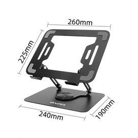 هولدر و پایه نگهدارنده رومیزی اوی Awei X46 مناسب لپ تاپ و تبلت