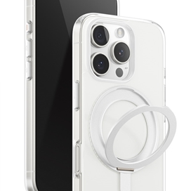 قاب برند بلوئو مدل Blueo crystal magsafe case with rotatable stand مناسب برای Apple iPhone 15 Pro