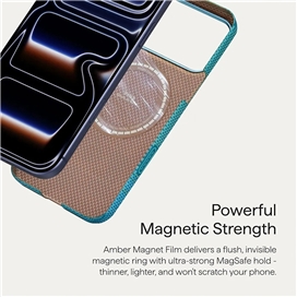 قاب آیفون 17 پرو مکس برند پی تاکا مدل PITAKA Ultra Slim Lucid Blue مناسب برای Apple iPhone 17 Pro Max