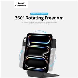 قاب آیپد برند کی فون مدل Keephone Bellen 5Viewing Modes Anti-scratch Eco-Leather مناسب برای ipad 10.9(2022) ipad 11(A16)2025