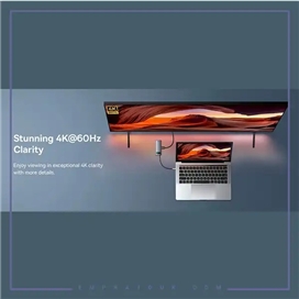 هاب تایپ سی 7 پورت بیسوس Baseus Metal Gleam Series Hub BS-OH146A B00030708811-01