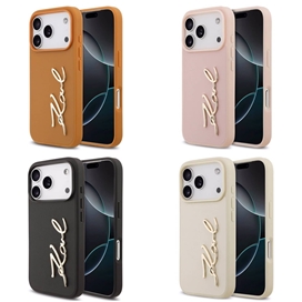 قاب کارل لاگرفلد Karl Lagerfeld نوشته برجسته مناسب برای Apple iPhone 17 Pro Max