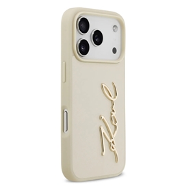قاب کارل لاگرفلد Karl Lagerfeld نوشته برجسته مناسب برای Apple iPhone 17 Pro