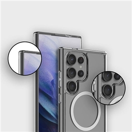 قاب بلوئو مدل Blueo Crystal Drop Resistance Stand 360° Magsafe Case مناسب برای Samsung Galaxy S26 Ultra