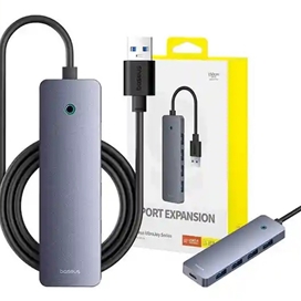 هاب 4 پورت یو اس بی بیسوس Baseus UltraJoy 4 port BS-OH080 B0005280B811-00