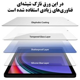 گلس شیشه ای تبلت آراری مدل Core مناسب Galaxy Tab S9