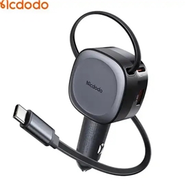 شارژر فندکی 75 وات با کابل جمع شونده مک دودو Mcdodo FreeGo Car Charger CC-1560
