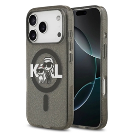 قاب برند کارل لاگرفلد مدل Karl Lagerfeld شماره 8 Iphone مناسب برای Apple iPhone 17 Pro