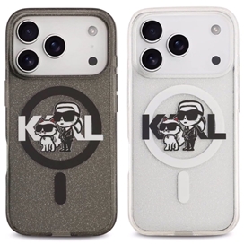 قاب برند کارل لاگرفلد مدل Karl Lagerfeld شماره 8 Iphone مناسب برای Apple iPhone 17 Pro