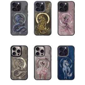 قاب برند نیمی مدل Nimmy Dreamy Animal Series Iphone مناسب برای Apple iPhone 16