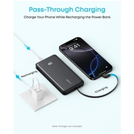 پاوربانک 22.5 وات 10000 میلی آمپر انکر مدل Anker Zolo Power Bank (10K, 22.5W) A110D
