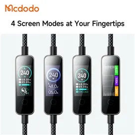 کابل شارژ دو سر تایپ سی 240W مک دودو Mcdodo Cab Vision 240W 1.2m CA-8750