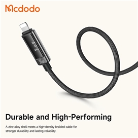 کابل شارژ تایپ سی به لایتینینگ 36W مک دودو Mcdodo Cab Vision 36W 1.2m CA-8880
