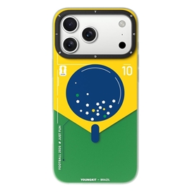 قاب جام جهانی فوتبال Brazil برزیل یانگ کیت آیفون مناسب برای Apple iPhone 17 Pro Max