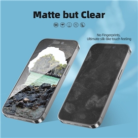 گلس فول BLUEO Full Cover Anti Glare Matte Glass Anti Static مناسب برای Apple iPhone 13 Pro