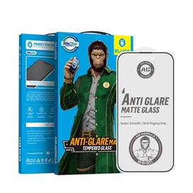 گلس فول BLUEO Full Cover Anti Glare Matte Glass Anti Static مناسب برای Apple iPhone 13 Pro