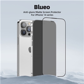 گلس فول BLUEO Full Cover Anti Glare Matte Glass Anti Static مناسب برای Apple iPhone 13 Pro Max