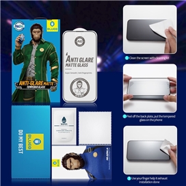 گلس فول BLUEO Full Cover Anti Glare Matte Glass Anti Static مناسب برای Apple iPhone 13 Pro Max