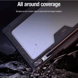 کیف کلاسوری نیلکین مدل Bumper Leather Case Pro مناسب برای تبلت سامسونگ Galaxy Tab S10 Plus Galaxy Tab S9 Plus