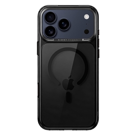 قاب برند نیمی شفاف دودی مدل Nimmy Magnetic Crystal Clear آیفون مناسب برای Apple iPhone 17 Pro