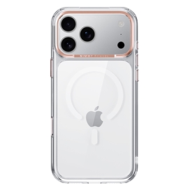 قاب برند نیمی شفاف مدل Nimmy Magnetic Crystal Clear آیفون مناسب برای Apple iPhone 17 Pro