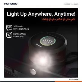 پاور بانک و جامپ استارتر برند پرودو مدل Porodo Gagefit Power Bank & jump Starter with Tire Inflator