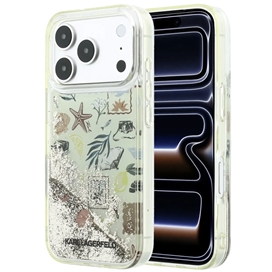 قاب کارل لاگرفلد Karl Lagerfel Liquid Glitter Beach & Sand مناسب برای Apple iPhone 17 Pro Max