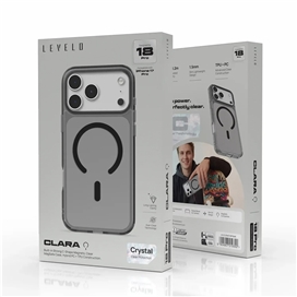 قاب برند لولو مدل Levelo Clara Case مناسب برای Apple iPhone 18 Pro Max