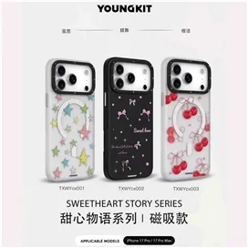 قاب Youngkit یانگ کیت Sweetheart Story Series Iphone مناسب برای Apple iPhone 18 Pro