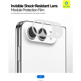 محافظ دور لنز بلو مدل Blueo Invisible Shock-Resistant Lens Module Protection Film مناسب برای Apple iPhone 18 Pro Max