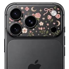 محافظ دور لنز طرح گل برند بلو مدل Blueo Invisible Shock-Resistant Lens Protection مناسب برای  Apple iPhone 18 Pro Max
